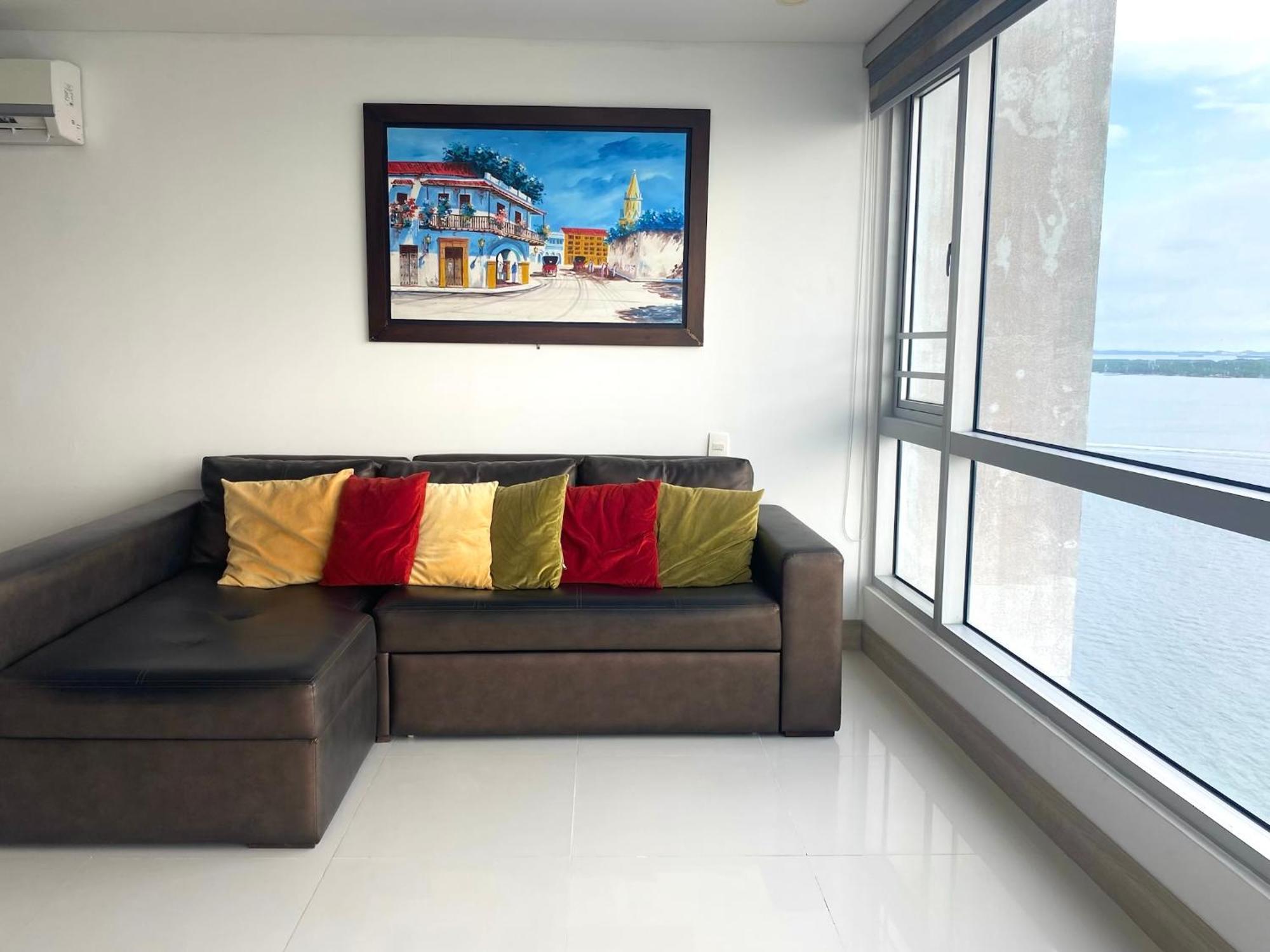 Apartamento En Cartagena Con Vista Al Mar Exteriör bild