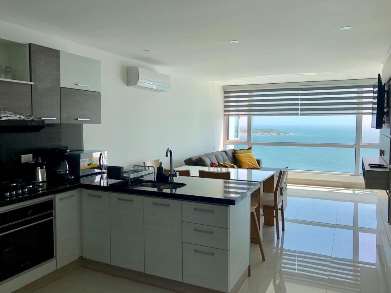 Apartamento En Cartagena Con Vista Al Mar Exteriör bild